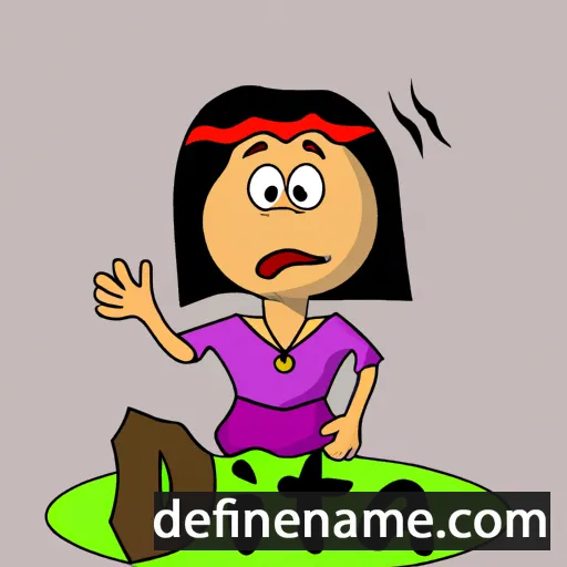 cartoon of the name Ditta