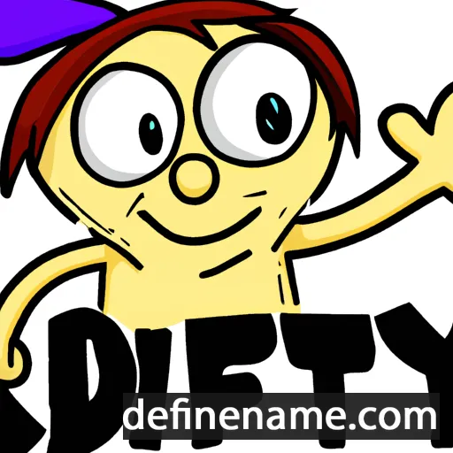 cartoon of the name Ditty