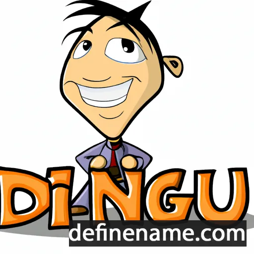 cartoon of the name Diunigi