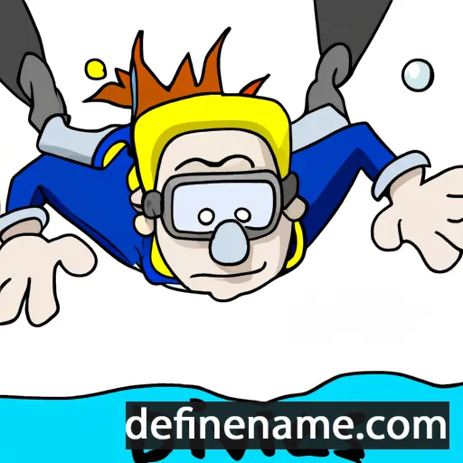 cartoon of the name Dives