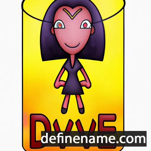 cartoon of the name Divine