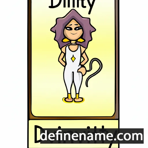 cartoon of the name Divinity