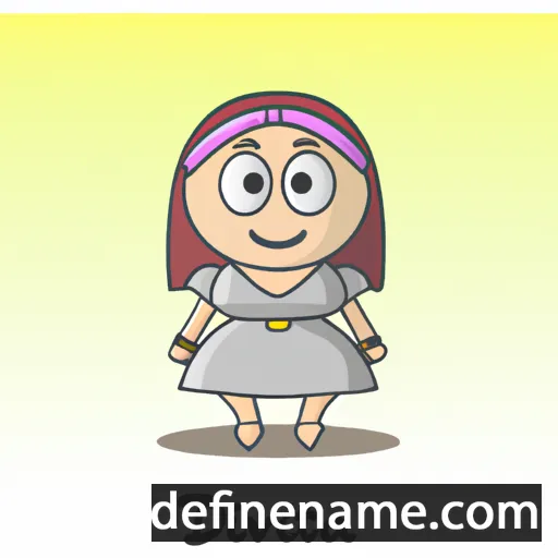 cartoon of the name Divita