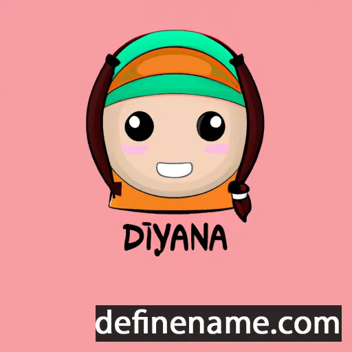 Diyana cartoon