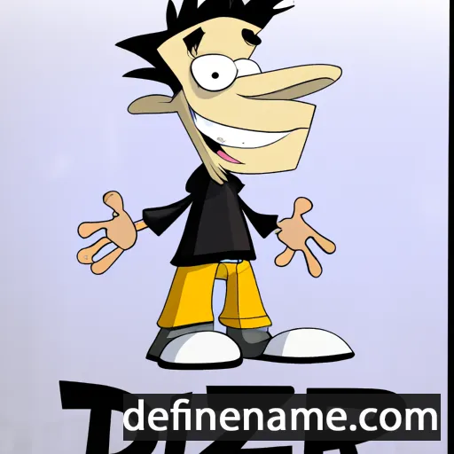 cartoon of the name Dizier