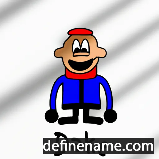 cartoon of the name Djåke