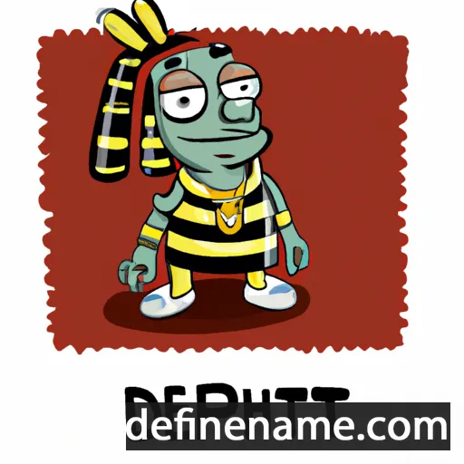 cartoon of the name Djehutihotep