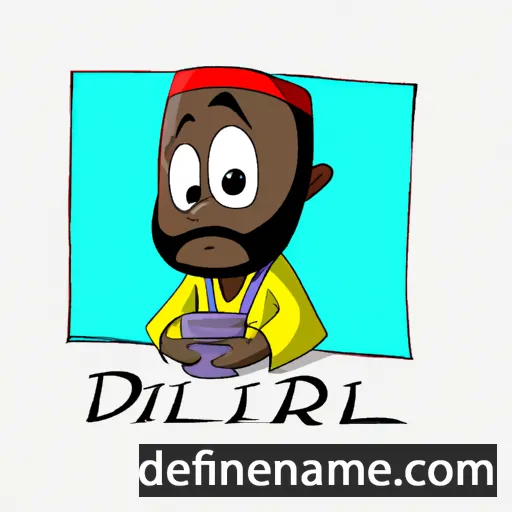 cartoon of the name Djibril