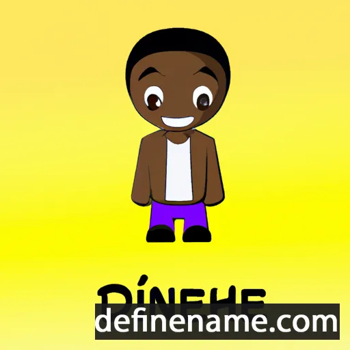 cartoon of the name Djihene