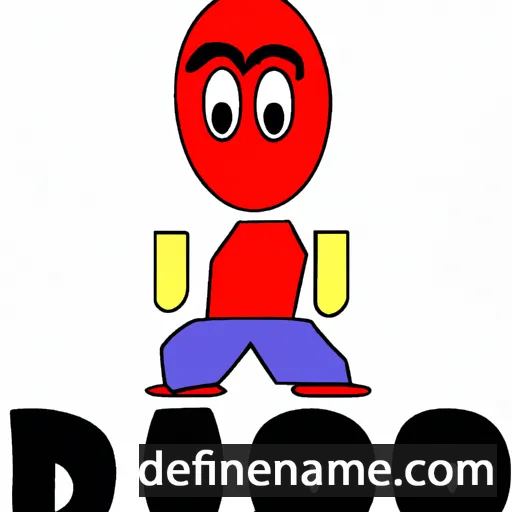 cartoon of the name Djo