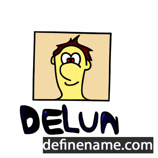 cartoon of the name Djulén