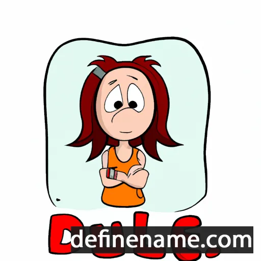 cartoon of the name Djule