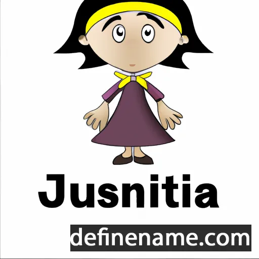 Djustina cartoon