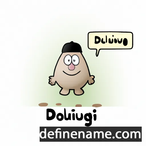 cartoon of the name Długomił