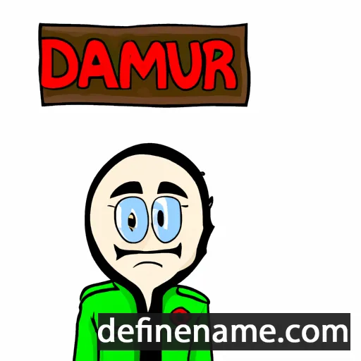 cartoon of the name Dmauri