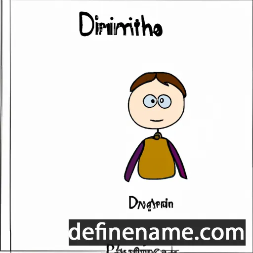 cartoon of the name Dmitriya