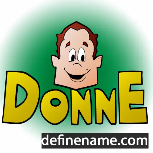 cartoon of the name Doane