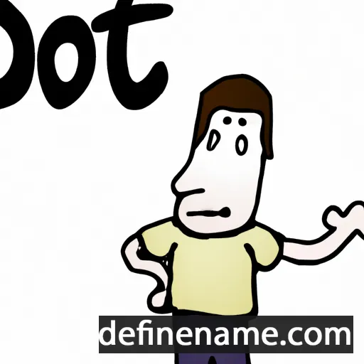 cartoon of the name Doat