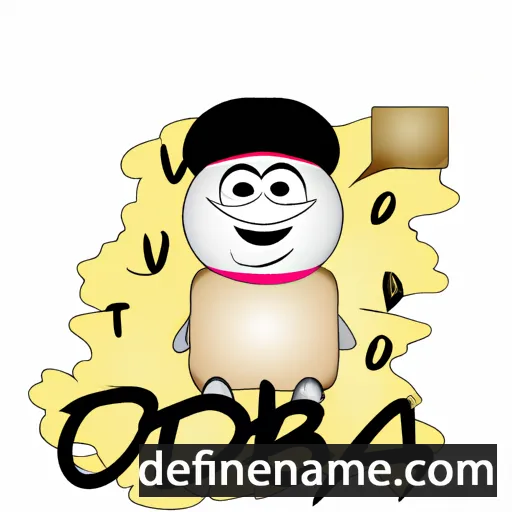 cartoon of the name Doba