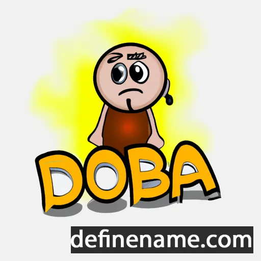 cartoon of the name Doba