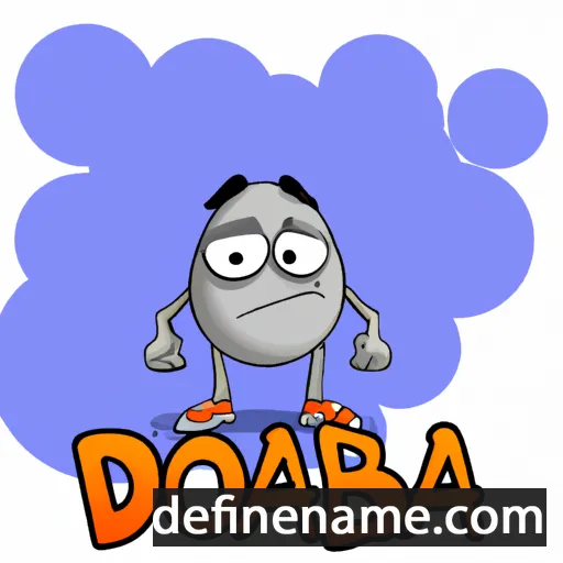 cartoon of the name Dobala