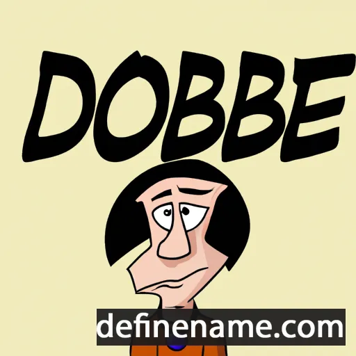 cartoon of the name Dobe