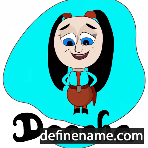 cartoon of the name Dobiechna