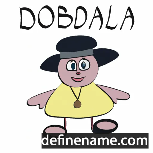 cartoon of the name Dobiesława