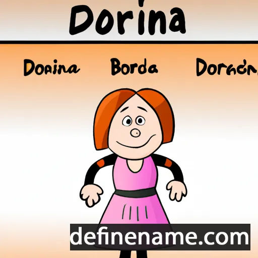 Dobrina cartoon