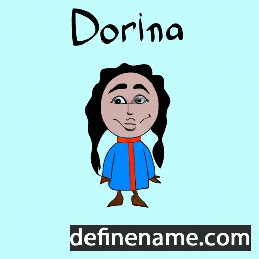 cartoon of the name Dobrinka