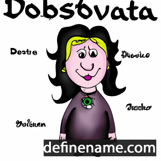 cartoon of the name Dobrislava