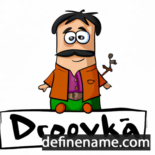 cartoon of the name Dobrivojka