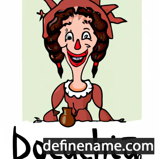 cartoon of the name Dobrochna