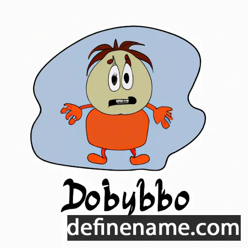 cartoon of the name Dobrolyub