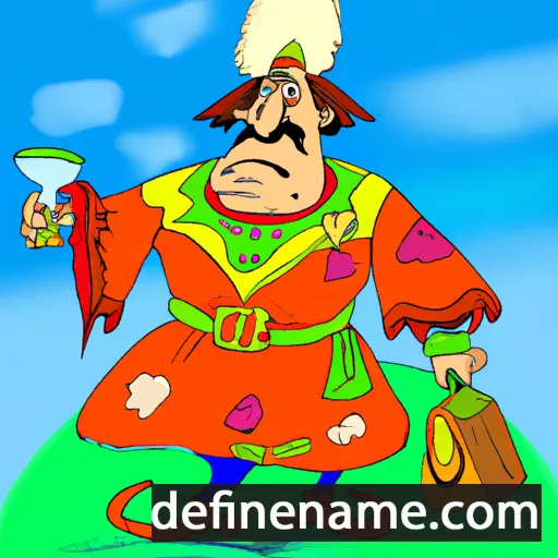 cartoon of the name Dobromir