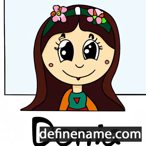 cartoon of the name Đorđina