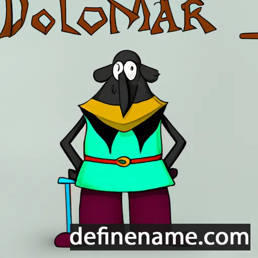 Dómaldr cartoon