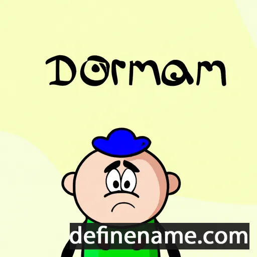 cartoon of the name Dómari