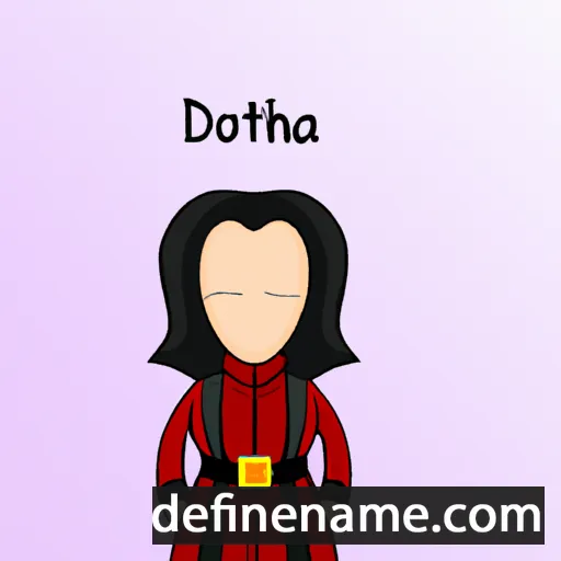 cartoon of the name Dórothea