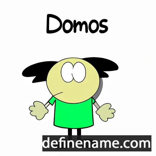 cartoon of the name Dömös