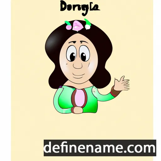 cartoon of the name Dobryana