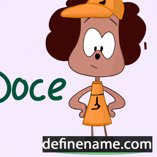 cartoon of the name Doce