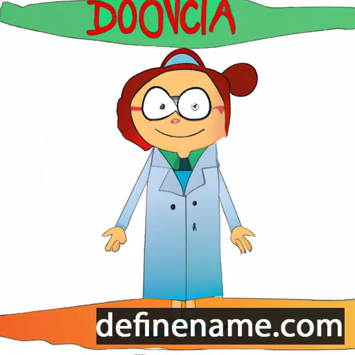 cartoon of the name Docina