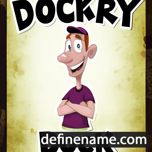 cartoon of the name Dockery