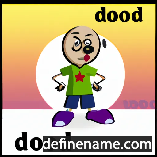 cartoon of the name Dod