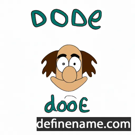 cartoon of the name Dodë