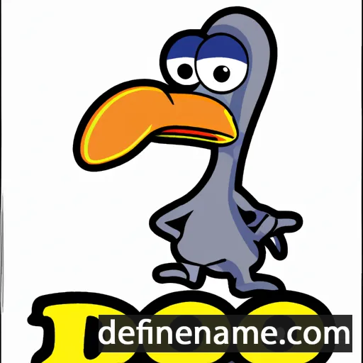 cartoon of the name Dodo