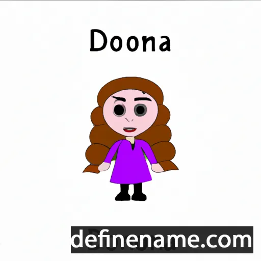 cartoon of the name Dodona