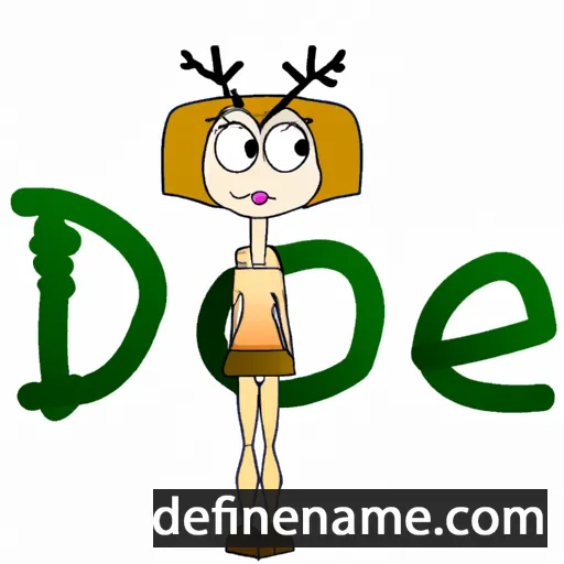 cartoon of the name Doe