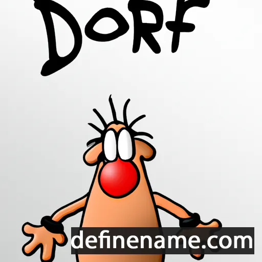 cartoon of the name Dofri